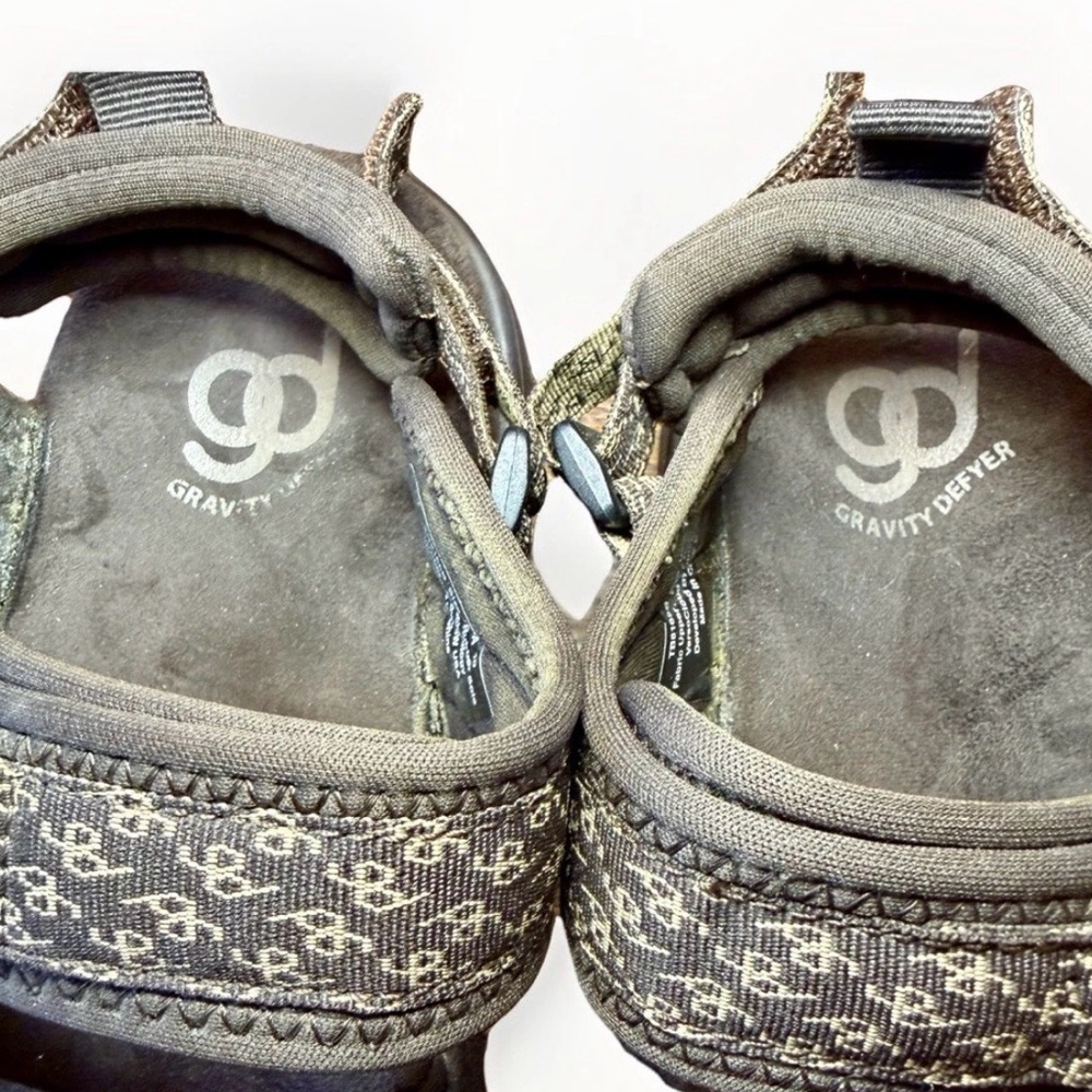 Gravity Defyer‎ G-Defy Café Brown Adjustable Straps Sandals Women's Size 10 - Picture 7 of 11
